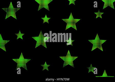 Étoiles damiers Banque D'Images