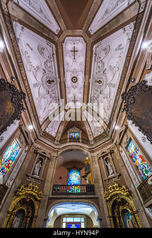 Eglise de Saint Ildefonse de Tolède à Santo Ildefonso paroisse civile de la ville de Porto, deuxième ville du Portugal Banque D'Images