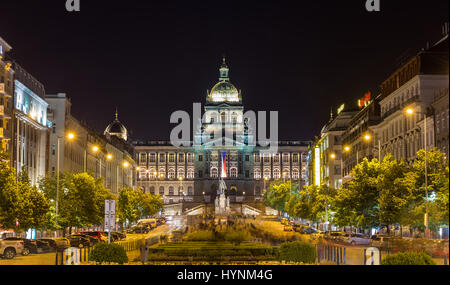 Avis de Musée national tchèque à Prague Banque D'Images