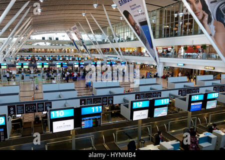 À l'intérieur de l'Aéroport International de Cape Town, Cape Town, Afrique du Sud Banque D'Images