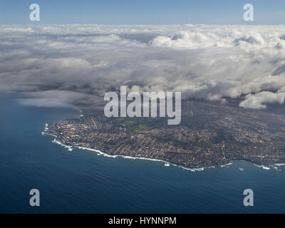 San Diego, CA, USA. Mar 27, 2017. 27 mars 2017 - San Diego, Californie, USA - Les Nuages pendre le quartier de La Jolla San Diego, en Californie. Credit : KC Alfred/ZUMA/Alamy Fil Live News Banque D'Images