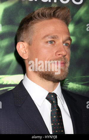 Hollywood, Californie, USA. Le 05 Avr, 2017. Charlie Hunnam au Los Angeles Première de James Gray's La cité perdue de Z le 5 avril 2017 à Hollywood, Californie. Crédit : David Edwards/media/Alamy Punch Live News Banque D'Images