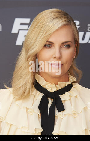 Madrid, Madrid, Espagne. 6ème apr 2017. Charlize Theron est allé(e) à "Fast & Furious 8' photocall à l'Hôtel Villamagna le 6 avril 2017 à Madrid Crédit : Jack Abuin/ZUMA/Alamy Fil Live News Banque D'Images