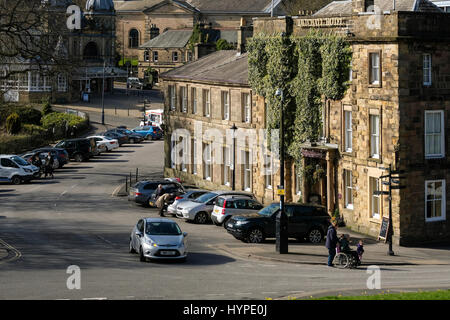 Dans la Buxton Derbyshire Peak District Banque D'Images