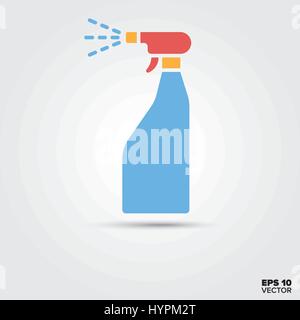 Flacon pulvérisateur icône vecteur Illustration de Vecteur