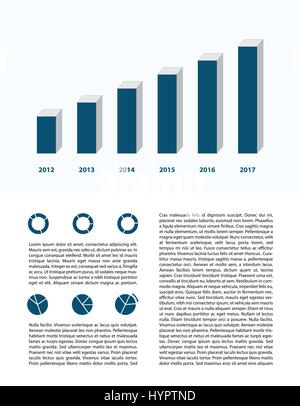 Les infographies, modèle de rapport avec son design particulier, vector, eps10 Illustration de Vecteur