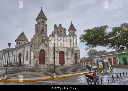 Notre Dame de Guadalupe l'Église catholique en Granada Nicaragua Banque D'Images