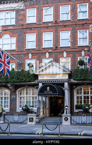 Le Goring, London's dernier hôtel de luxe appartenant à la famille, Belgravia, Londres, Angleterre, Royaume-Uni Banque D'Images