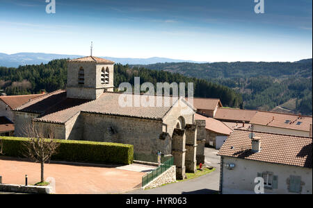 Village de Monestier près d'Ambert, parc naturel régional du Livradois Forez. Puy de Dôme. L'Auvergne. France Banque D'Images