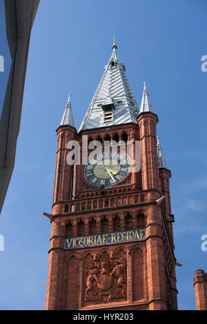 Galerie et musée de Victoria - Victoria Building, University of Liverpool, Liverpool, Merseyside, Royaume-Uni Banque D'Images