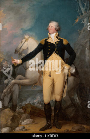 Le général George Washington à Trenton par Antoine Jean(1792) Banque D'Images