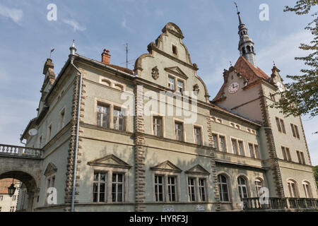 Schonborn Palace dans Chynadiyovo, Carpates, Ukraine Banque D'Images