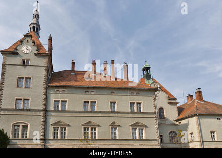 Schonborn Palace dans Chynadiyovo, Carpates, Ukraine Banque D'Images