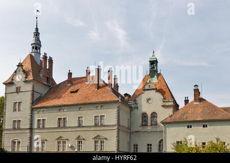 Schonborn Palace dans Chynadiyovo, Carpates, Ukraine Banque D'Images