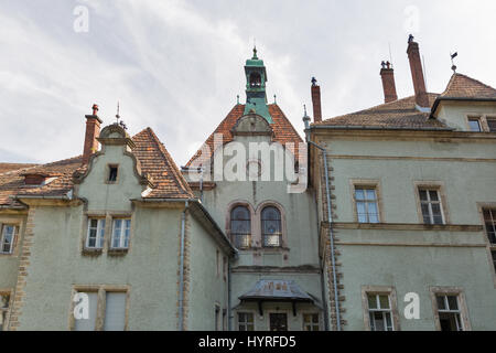 Schonborn Palace dans Chynadiyovo, Carpates, Ukraine Banque D'Images