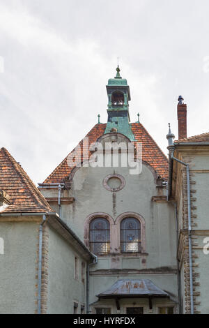 Schonborn Palace dans Chynadiyovo, Carpates, Ukraine Banque D'Images