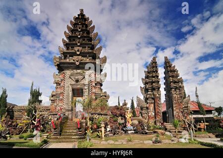 Pura Ulun Danu Batur (également connu sous le nom de Pura Ulun Danu, Pura Batur est le deuxième plus important temple à Bali, Indonésie Banque D'Images