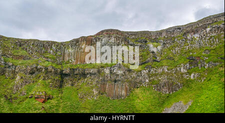 Rock formations un Giant's Causeway, comté d'Antrim, en Irlande du Nord Banque D'Images