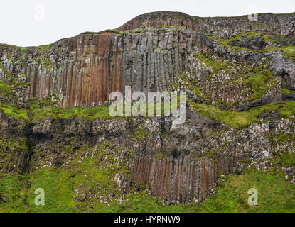 Rock formations un Giant's Causeway, comté d'Antrim, en Irlande du Nord Banque D'Images