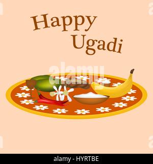 Deviner le Nouvel An indien, Goody vecteur Padva Illustration de Vecteur