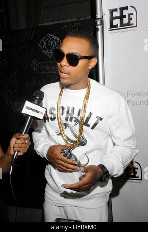 Shad Gregory Moss aka Bow Wow arrive à Diddy's no FinnaGetLoose VMA after-party à le caprice des deux, le 30 août 2015 à Hollywood, Californie, Banque D'Images