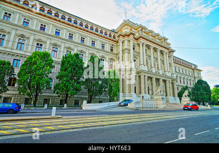 Palais de Justice de Vienne, Autriche Banque D'Images