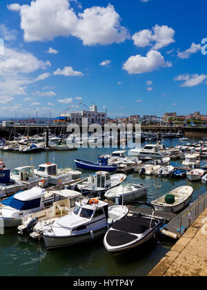 La marina et le port de Santander Cantabrie au Nord de l'Espagne Banque D'Images
