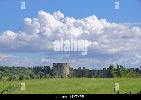 Bashtova château construit au 15ème siècle par les Vénitiens. Banque D'Images