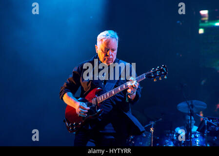 Barcelone - JUN 18 : Nouvelle Commande (groupe de rock anglais) produisent en concert au festival Sonar le 18 juin 2016 à Barcelone, Espagne. Banque D'Images