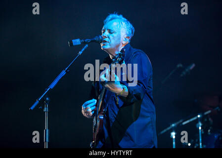 Barcelone - JUN 18 : Nouvelle Commande (groupe de rock anglais) produisent en concert au festival Sonar le 18 juin 2016 à Barcelone, Espagne. Banque D'Images