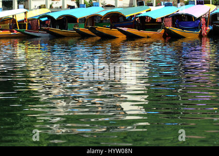 Cachemire, Paradis sur Terre, Dal Lake Srinagar shikara Boat Ride (photo Copyright © par Saji Maramon) Banque D'Images