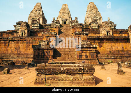 Ta Keo - anciennes ruines d'Angkor Wat, Siem Reap, Cambodge Banque D'Images