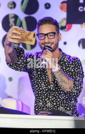 Miami, Floride, USA. Apr 25, 2017. Maluma à l'Amérique latine 2017 Billboard Music Conference le 25 avril 2017 à Miami, en Floride. Credit : Majo Grossi/media/Alamy Punch Live News Banque D'Images