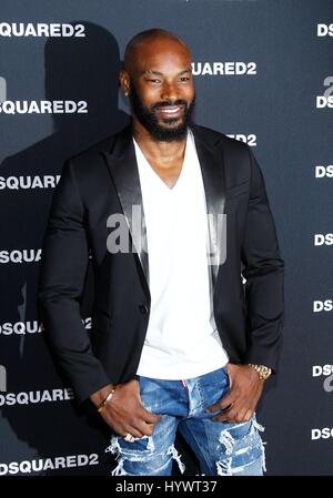 Las Vegas, NV, USA. 6ème apr 2017. Tyson Beckford aux arrivées de DSQUARED2 Grand Opening Party, les boutiques de cristaux, Las Vegas, NV, le 6 avril 2017. Credit : JA/Everett Collection/Alamy Live News Banque D'Images