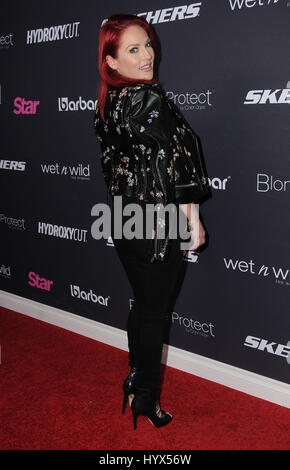 West Hollywood, CA, USA. 6ème apr 2017. 06 avril 2017 - West Hollywood, Californie - Sharna Burgess. Le magazine Star's Hollywood Rocks a tenu à 1chêne. Crédit photo : Birdie Thompson/AdMedia/AdMedia Crédit : ZUMA Wire/Alamy Live News Banque D'Images