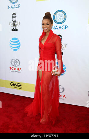 Pasadena, CA, USA. Feb 11, 2017. LOS ANGELES - jan 11 : Chrystee Pharris au 48ème NAACP Image Awards Les arrivées à Pasadena Conference Centre le 11 février 2017 à Pasadena, CA Crédit : Kathy Hutchins/via Zuma Zuma/fil Wire/Alamy Live News Banque D'Images