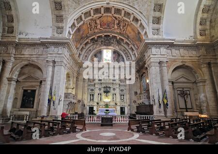 Intérieur de l'église Madonna di San Biagio Montepulciano Toscane Italie Europe Banque D'Images