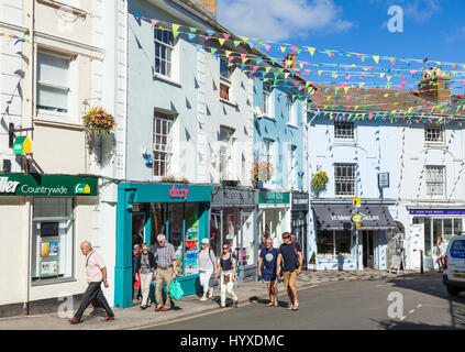 Le centre-ville de Falmouth Cornwall Falmouth Cornwall west country Angleterre go uk eu Europe Banque D'Images