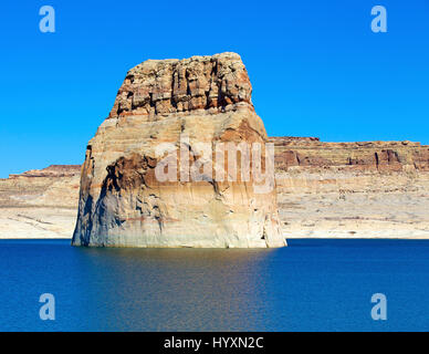 Plage de Lone Rock - Lake Powell Banque D'Images