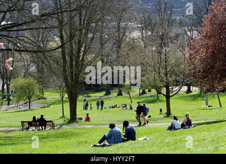 Brandon Hill, Bristol, Royaume-Uni Banque D'Images