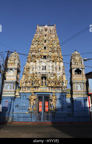 Sri Lanka Colombo Pettah New Kathiresan Kovil Temple dédié à la guerre Dieu Murugan Banque D'Images