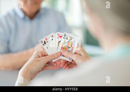 Couple de cartes à jouer. Banque D'Images