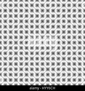 Noir et blanc transparente ronde enchevêtrés de rayures. Motif géométrique texturés. Résumé élégant fond monochrome Banque D'Images