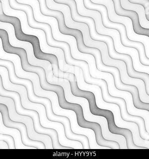 Seamless Texture Trame de gris. Motif de lignes ondulées de gradient. Résumé Fond flou subtil Banque D'Images