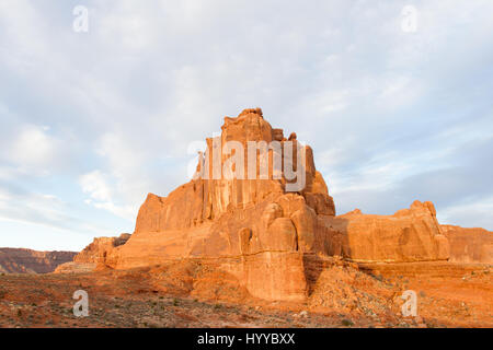 Parc National Arches côté arrière de l'avenue Park Banque D'Images