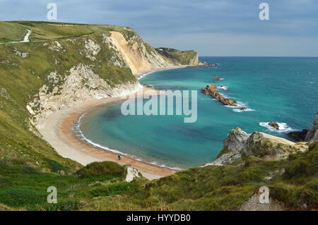 Man O War Bay, à côté de Durdle Dor, Lulworth Ouest, Wareham, Dorset, England, UK Banque D'Images