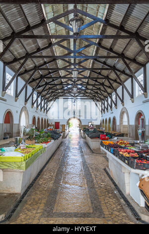 Le vieux marché en Silves, Algarve, Portugal, juillet-08-2016 Banque D'Images