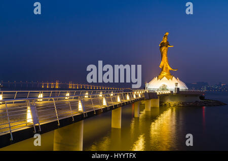 Statue de kun iam célèbre monument de Macao MACAO, CHINE Banque D'Images