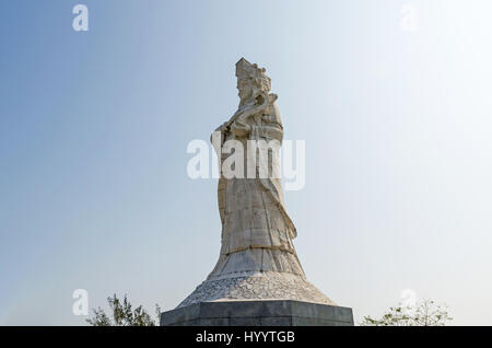 Statue de la déesse A-Ma Tin Hau ou dans un village culturel-ma chine macau coloane island Banque D'Images