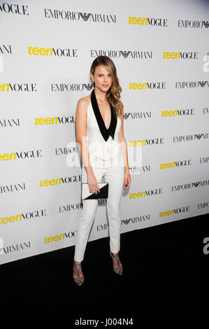 Halston Sage assiste à la Teen Vogue Young Hollywood Party question le 2 octobre 2015 à Beverly Hills, Californie. Banque D'Images